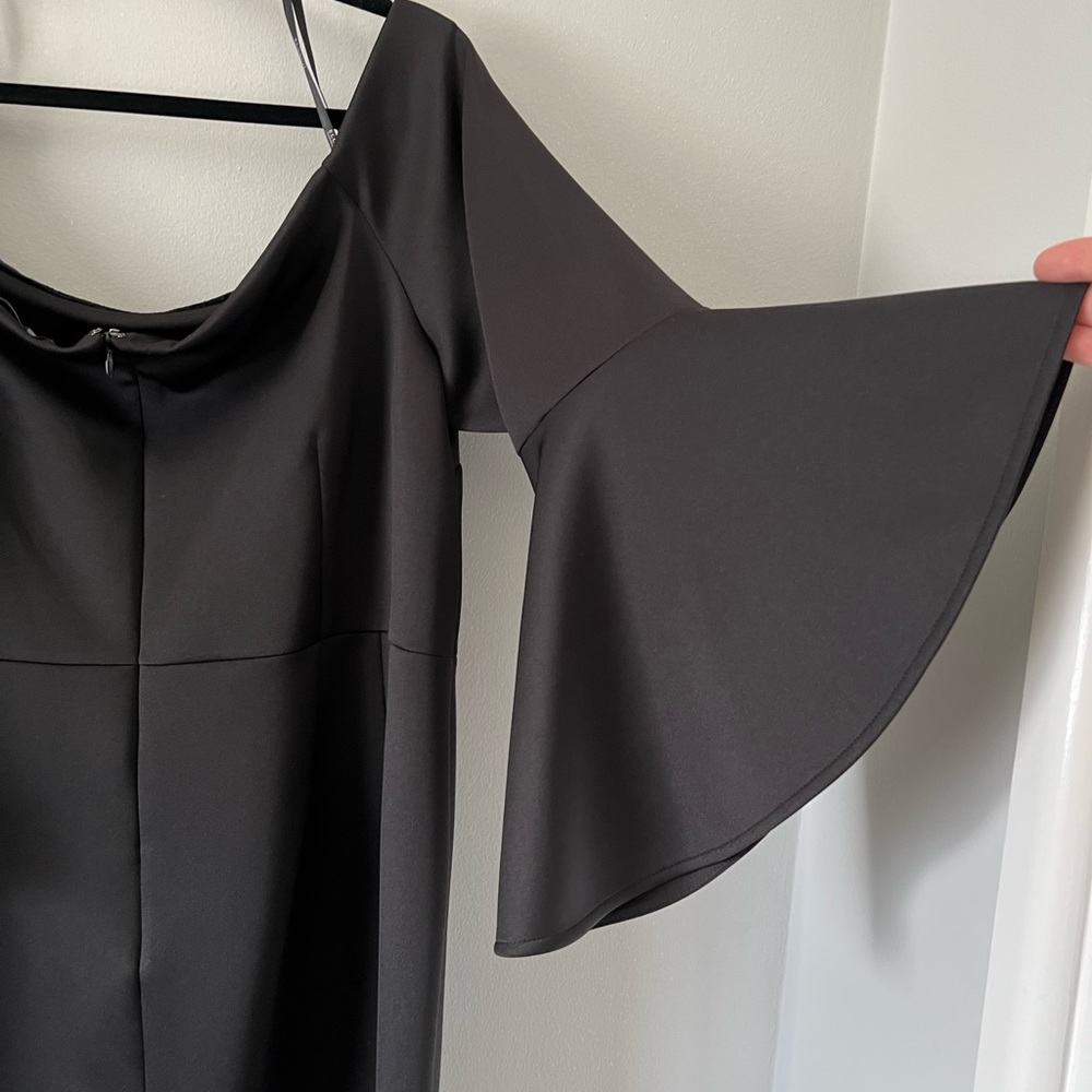 Eloquii Off the Shoulder Flare Sleeve Dress - Picture 4 of 8